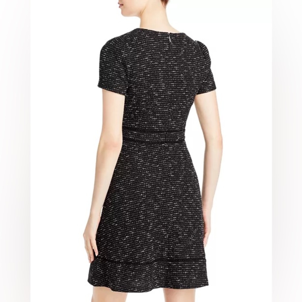 Karl Lagerfeld Black Tweed Dress - Picture 3 of 5